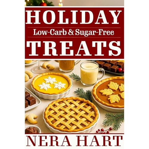 Holiday Low-Carb & Sugar-Free Treats Audiolibro Por Nera Hart arte de portada