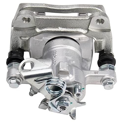 Image of TRQ Rear Driver and Passenger Side Brake Caliper Set Hardware Compatible with 12-17 Fiat 500 Pop Lounge c Pop c Lounge 16 Fiat 500 Easy Easy 19 1957 Retro Edition