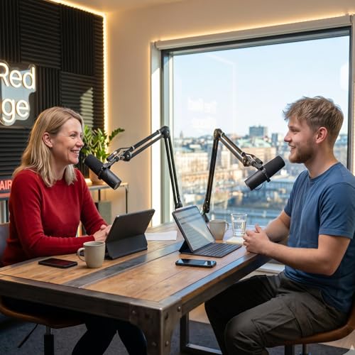 City Life in Sweden: Pros and Cons! 🏙️🇸🇪 | Episode 2, Easy Swedish Podcast | Den r&ouml;da byn