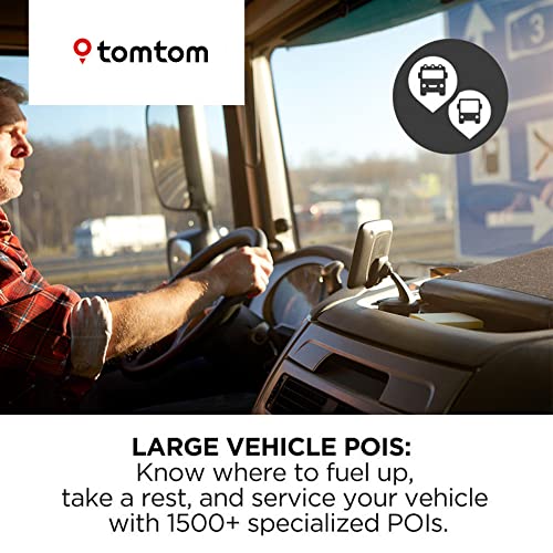 Tomtom Trucker 620 6-Inch Gps Navigation Device For Trucks With Wi-Fi Connectivity, Smartphone Services, Real Time Traffic And Maps Of North America #TOP7