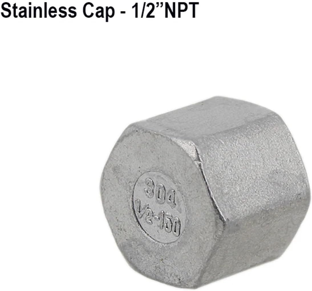 Home Brewing Kettle Retrofit Part Weld 1/2" NPT Coupler 304 Stainless Steel Homebrew DIY Brewing Kettle Brewing Accessories(Full Coupler)