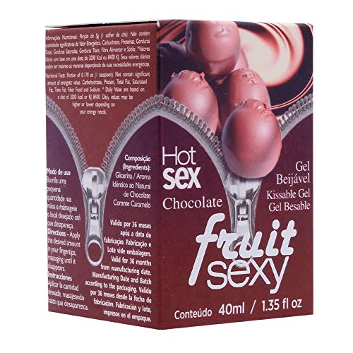 GEL COMESTÍVEL FRUIT SEXY HOT 40ML INTT - CHOCOLATE