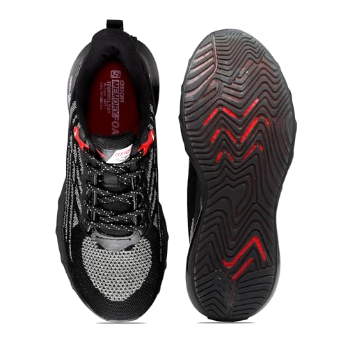 Image of ASIAN Men POWERPLAY-06 Running and Casual wear Running Shoes with Laces, Lightweight and Comfortable Shoes with Upper mesh Fabric and Crystal Cushion Technology for Men & Boys