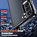 zapica Designed for Samsung Galaxy S22 Case, [Military Drop Protection] [Dual Layer Structure Design] Heavy Duty Shockproof Non-Slip Phone Cover for Galaxy S22, Black
