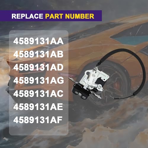 Image of 4589131AD Power Door Lock Actuator Rear Liftgate Latch Compatible with 2006-2013 Jeep Grand Cherokee Liberty Dodge Durango Nitro Replace 4589131AG 4589131AA 4589131AB