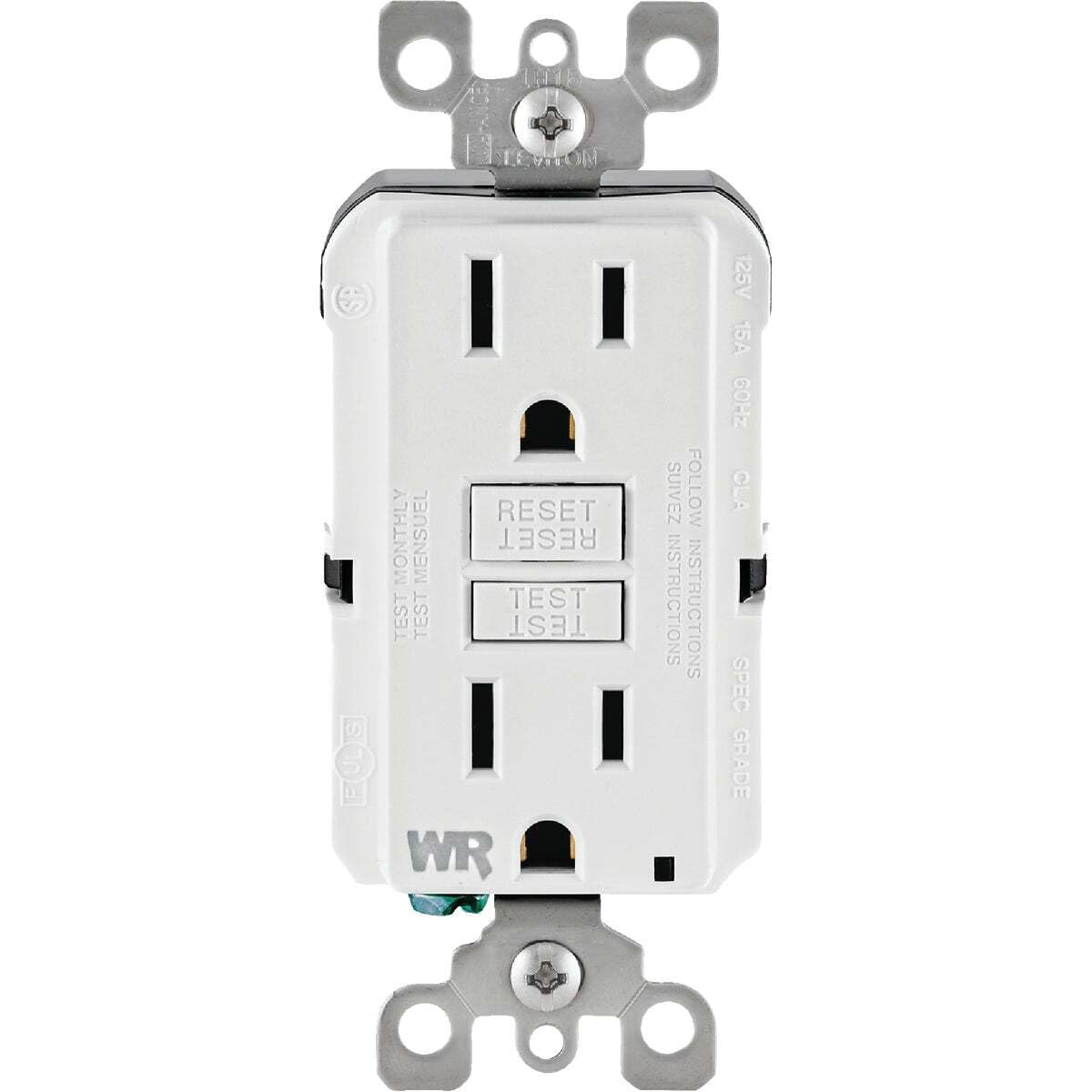 LEVITON MFG R92-GFWT1-0KW Receptaclewhite