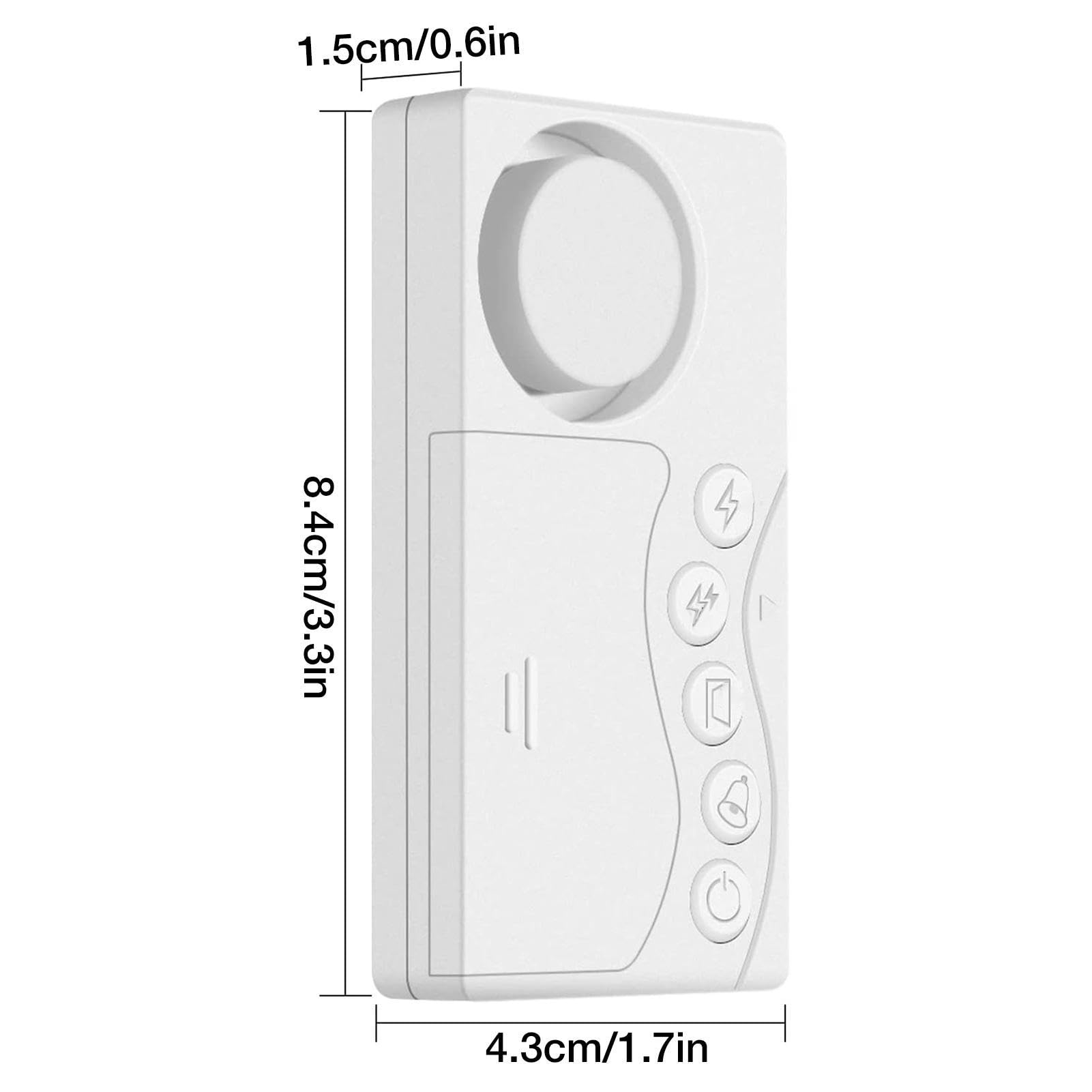 10 Alarma de Puerta de refrigerador - Alarma de Puerta del | congelador Cuando se Deja Abierta | Sensor de Seguridad magnético Ventanas Abiertas Alarmas Alarma de Puerta de Piscina