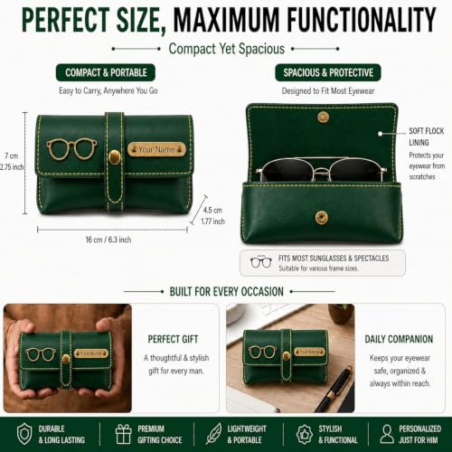 Image of Customized Wallet Combo Gift Set for Men | Faux Leather Wallet, Passport Cover & Keychain with Name & Charm | Personalized Gift for Birthday, Rakhi & Anniversary (Green wkps)