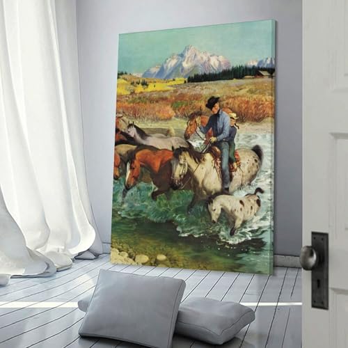 POLIUAWS Pferdereiten – Günstiger Leinwanddruck für besondere Anlässe – Leinwandbild 20x30 Zoll (50x75 cm) POLIUAWS Pferdereiten – Günstiger Leinwanddruck für besondere Anlässe – Leinwandbild 20x30 Zoll (50x75 cm)