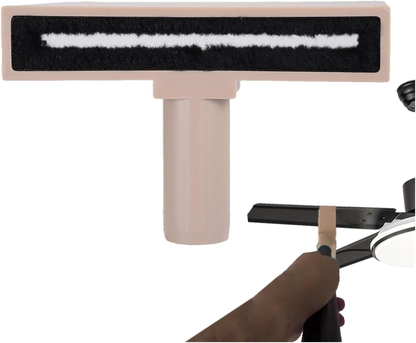 Ceiling Fan Vacuum Attachment for Dust Removal Lightweight Fan Blade Cleaner Applicable to Various Vacuum Cleaners(Blue)