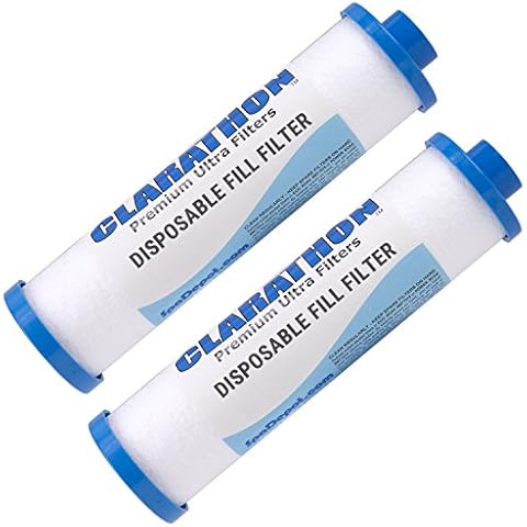 Clarathon [2-Pack] Hose End Sediment Water Fill Filter All Purpose, Pool, spa, hot tub, Aquarium, car wash Cover