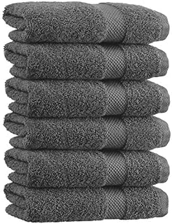 White Classic Luxury Hand Towels | Cotton Hotel spa Bathroom Towel | 16x30