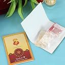 TIED RIBBONS Rakhi for Brother with Greeting Card Roli Tikka Chocolate Combo Gift Set - Designer Rakhi for Brother Bhaiya with Chocolates Pack gallery image
