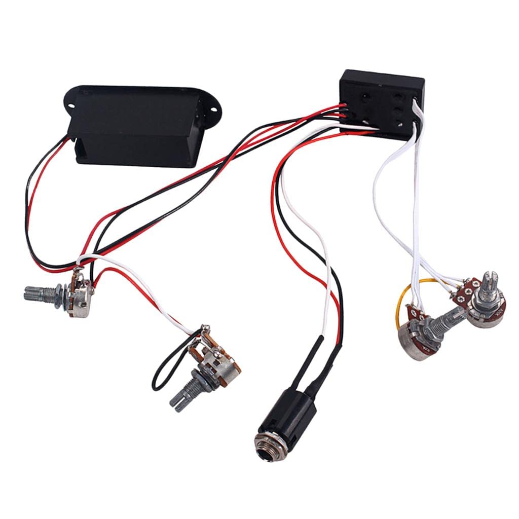 THE STYLE SUTRA Eq B2T 2 Band Active Eq Preamp Circuit For Bass Guitar With Output