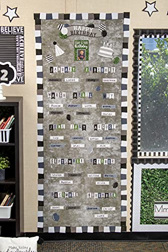 Modern Farmhouse Blocks Die-Cut Border Trim #TOP2