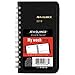 AT-A-GLANCE Weekly Planner / Appointment Book 2017, Unruled, 2-1/2 x 4-1/2", Black (70-035-05)