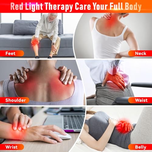 Dugsdg Red Light Therapy, Red Light Therapy Lamp For Body,Red Infrared Light Therapy Panel With Stand,Deep 660Nm And 850Nm Near Infrared Led Red Light Therapy Device At Home For Face Pain Skin Back thumb #4
