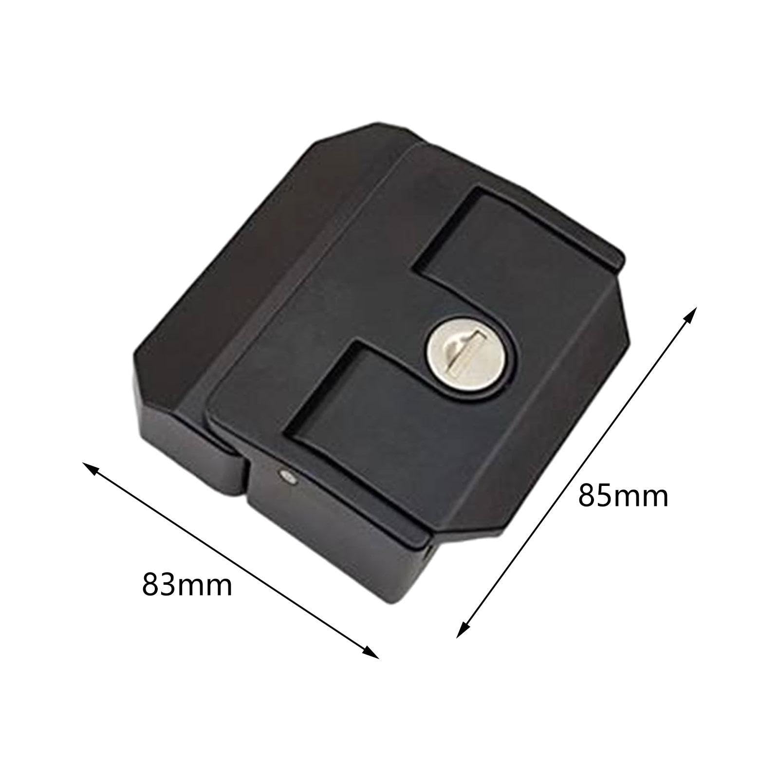 LOVIVER de Bloqueo para Caja de Herramientas, Cerradura para Caja de Distribución Eléctrica con Accesorios M5 X 40, interior negro