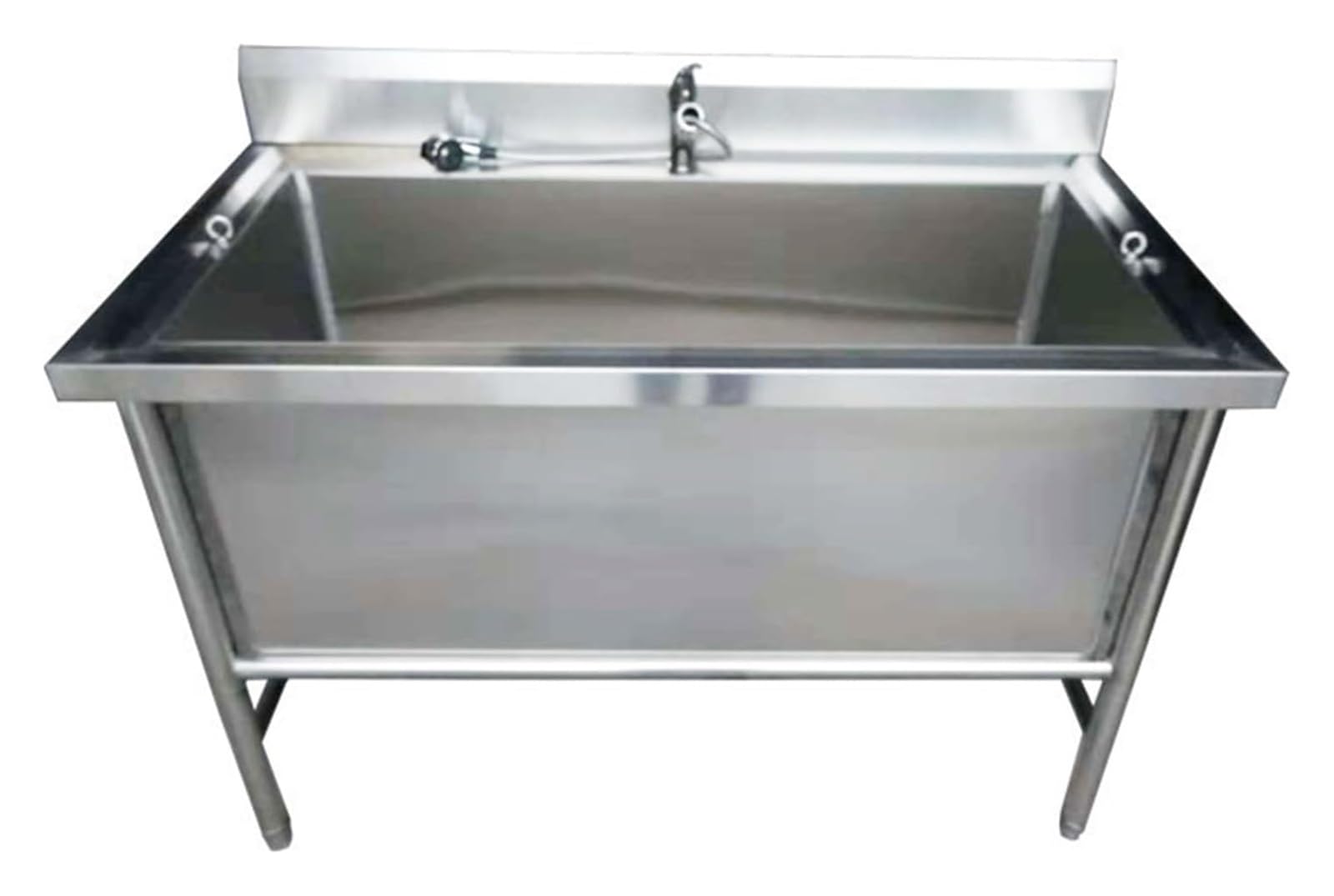 Professional Dog Bathtub,Pet Dog Bathing Station,Dog Grooming Bathtub Station,Stainless Steel Dog Grooming Tub,Wash Shower Sink With Faucet,Dog Bathtub For Large,Medium,Small Pets(120cm/47.2in)