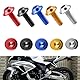 Yuecoom 158 Teile/satz Universal-Verkleidungsschrauben-Dichtungsschlüssel-Kit, universelles brandneues ABS-Aluminium-Verkleidungsschrauben-Kit für Motorräder(rot)