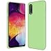 Produktbild Conie® Basic Backcove Hülle für Samsung Galaxy A50 / A30s, [ Microfaser Innenfutter ] Schutzhülle sturzsichere Hülle aus TPU Anti Fingerprint Rückschale, Galaxy A50 / A30s Case Grün