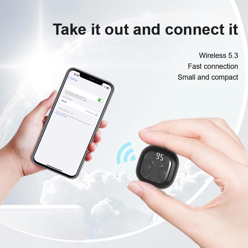 Image of Smallest Invisible Sleep Earbuds Bluetooth 5.3 for Side Sleepers Small Ears