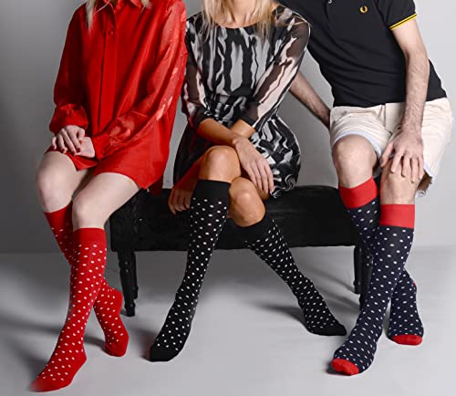 Chaussettes mi-bas unisexes à pois Mysocks anti-glisse et douces