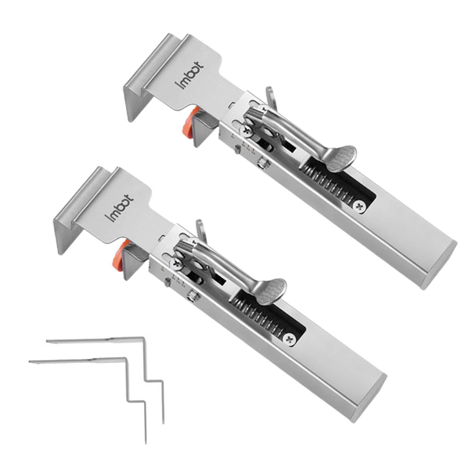 Zanthicia Reliable Adjustable Drawer Fixing Clip Installation Clamp Suited For Household And Professional 2Mm Thick Head Clamp Provides Firm And Secure To Hold