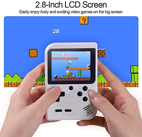Proslife Handheld Game Console,Mini Game Player Machine Built-in 800 Classic Games Support Connecting TV & Two Players,Gift Birthday for Kids, Adults