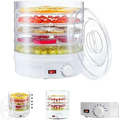 Fathom? Food Dehydrator with 5 Trays for Fruits Vegetables Food Jerky Spice,Meat Drying Machine, Snacks Food Dryer,Multiple Use, Multifunction Kitchen Dehydrator Machine