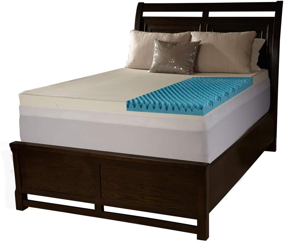 Amazon｜Simmons Beautyrest ComforPedicロフトからBeautyrest 2インチSculptedジェルメモリ