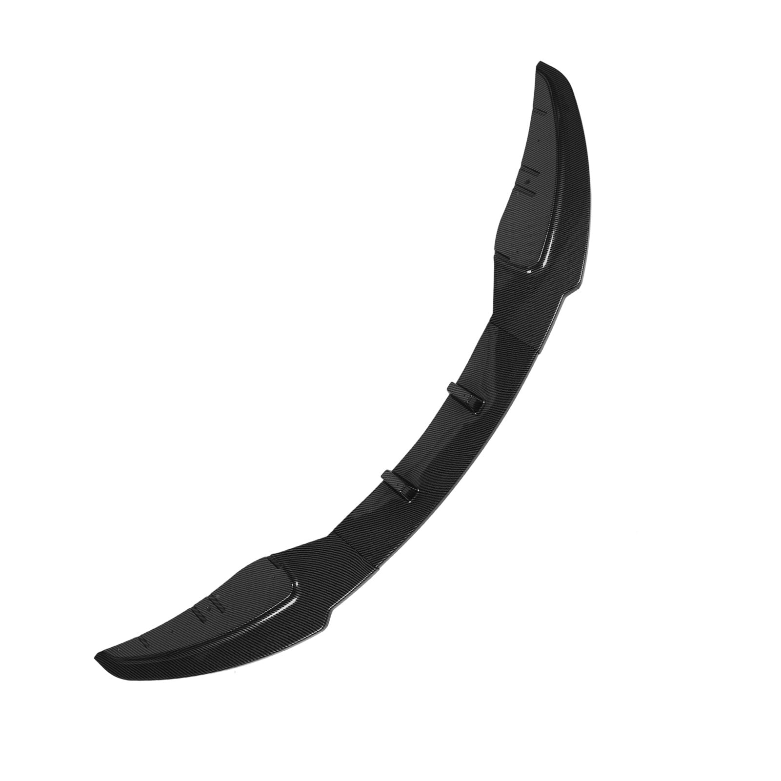 Topiky 3 Stück Auto Frontstoßstangen Splitter Spoiler für 1er E81 E82 E87 E88 LCI Standard Edition 2008 Bis 2011 (Kohlefaser-Stil)