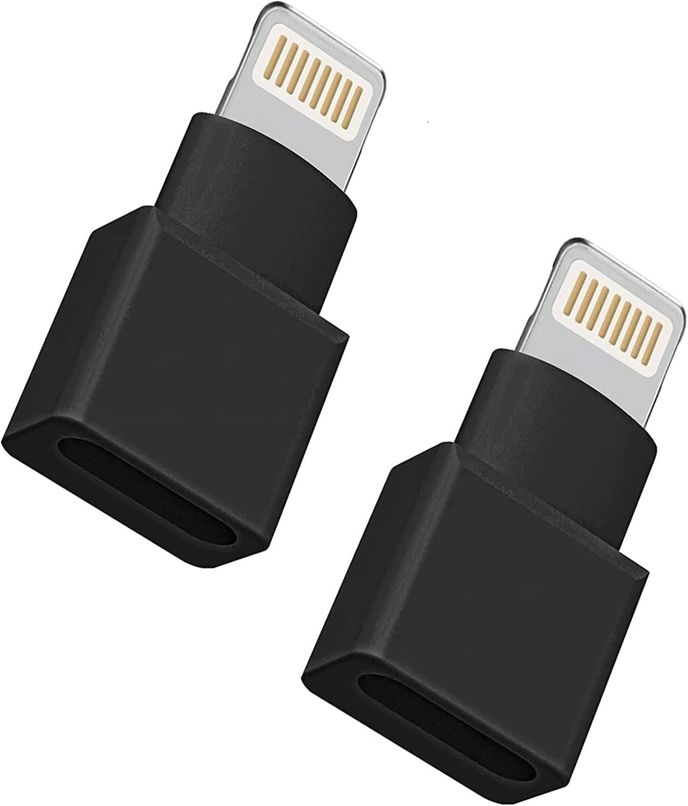 WILLMLEGED 2 Pack Lightning Extender Adapter, iPhone Charger Extension Cable Female to Male Dock Extender for iPhone 14 13 Pro max 12 mini 11 X XS XR 8 7 6 Charging Audio Video
