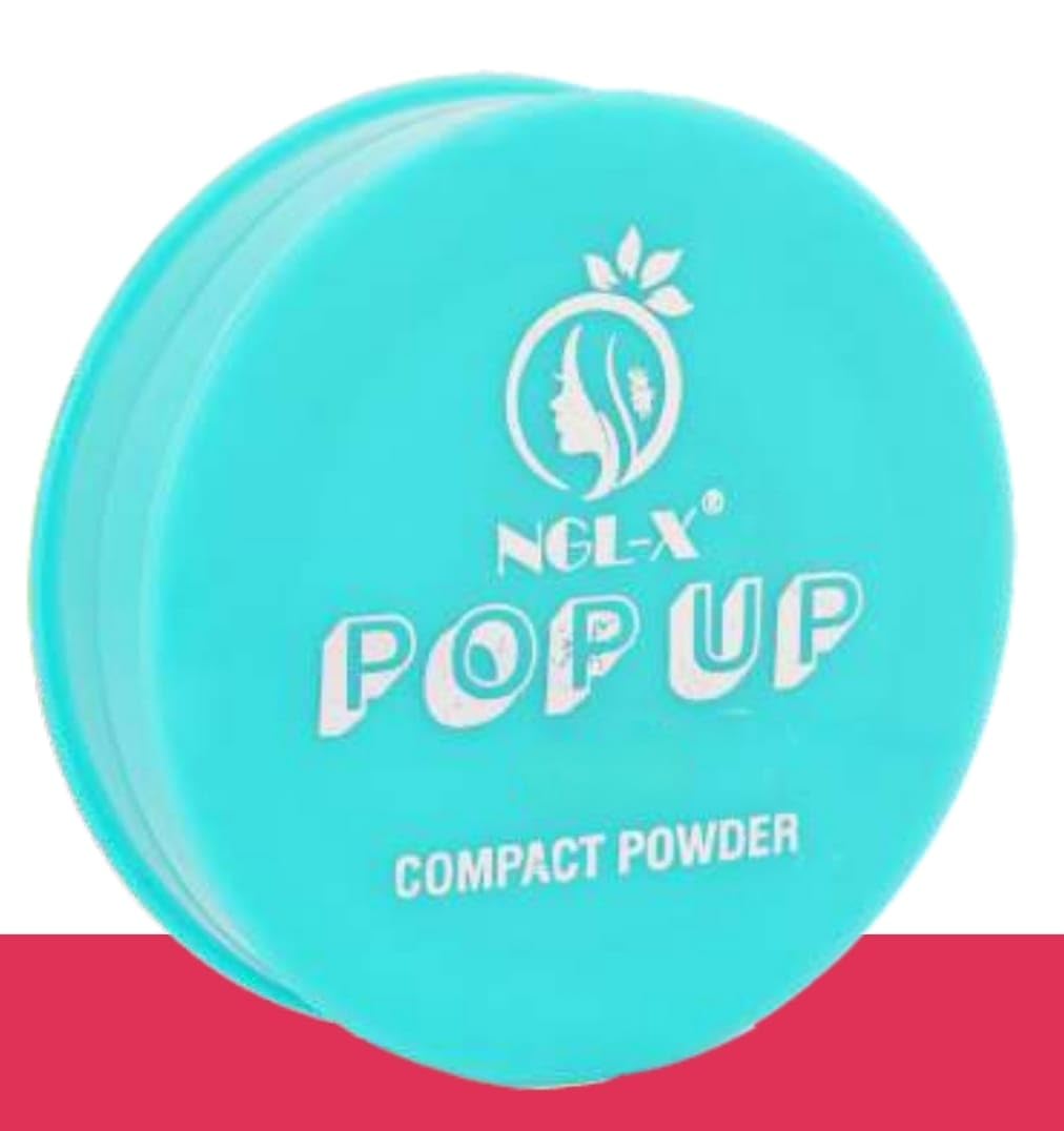 DV Nature New York Powder Foundation, Pressed Powder Compact, Mattifies Skin, Incl. Mirror and Applicator, Fit Me, 330 Toffee