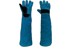 Dog Bite Protection Gloves: 23.7 Inch Bite Proof Kevlar Reinforced Gloves