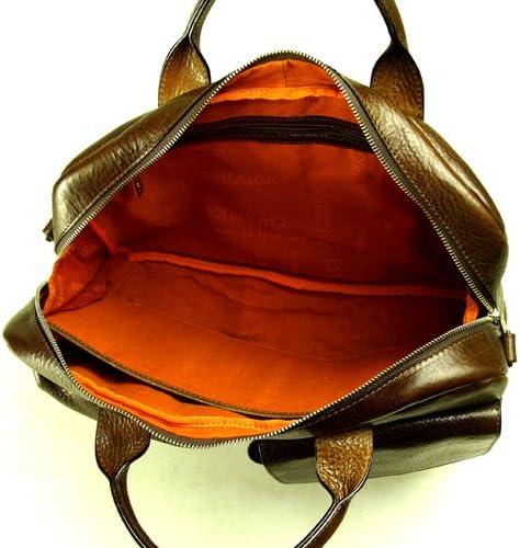 Amazon.co.jp: CHIARUGI キアルージ 牛革 ビジネスバッグ ブラック Art