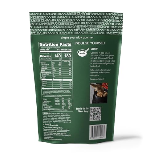 Franzese Salted Caramel Gelato Mix | Imported From Italy | Enjoy A Homemade Treat In Minutes | Easy To Use, Just Add Milk & It'S Ice Cream Maker Ready thumb #1