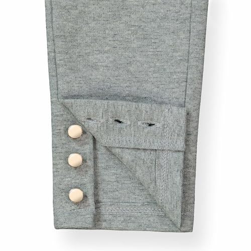 Image of Hope & Henry Girls' Ponte Pants with Button Details