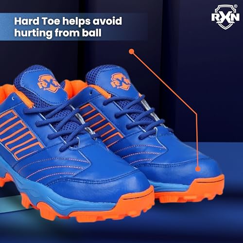 Image of RXN HS11 Hockey Shoes for Men (Blue, Size 9)