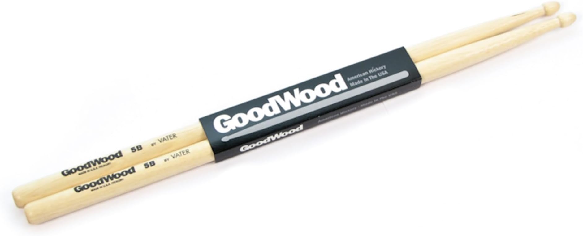 VaterGoodwood 5B (Wood Tip) American Hickory Drumsticks - GW5BW