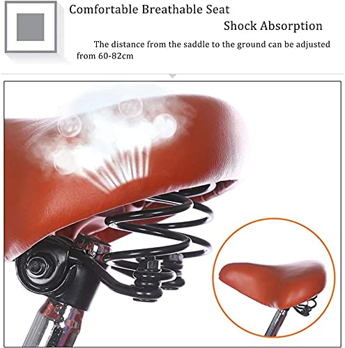 Triciclo para adultos plegable, triciclo de 3 ruedas de 16 pulgadas con marcha única, asiento amortiguado y cesta de almacenamiento, ideal para personas mayores y compras miniatura 4