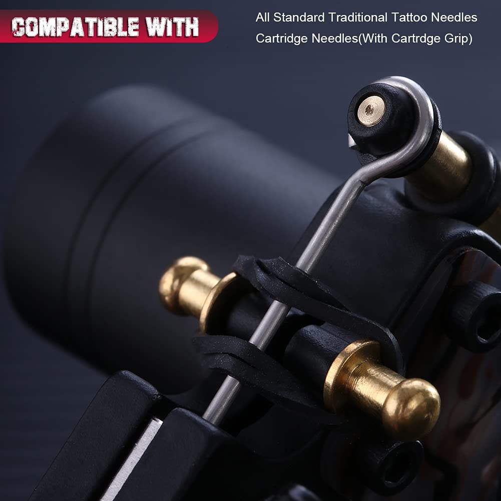 Mummy Rotary Tattoo Machine Custom Motor Tattoo Gun RCA Connection with RCA Tattoo Clipcord(A-6) : Beauty & Personal Care