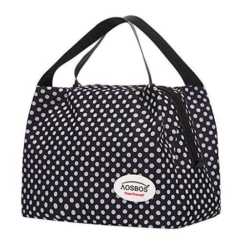 Aosbos Lunch Bags for Women Insulated Lunchbox Tote Bag Food Cooler Box Adult