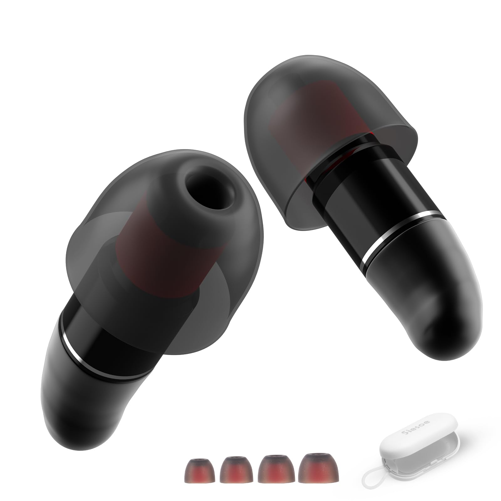 EarPlugs for Sleeping Noise Cancelling Reusable Silicone Ear Plugs Noise Reduction Earbuds for Travel Concerts Deep Focus Hearing