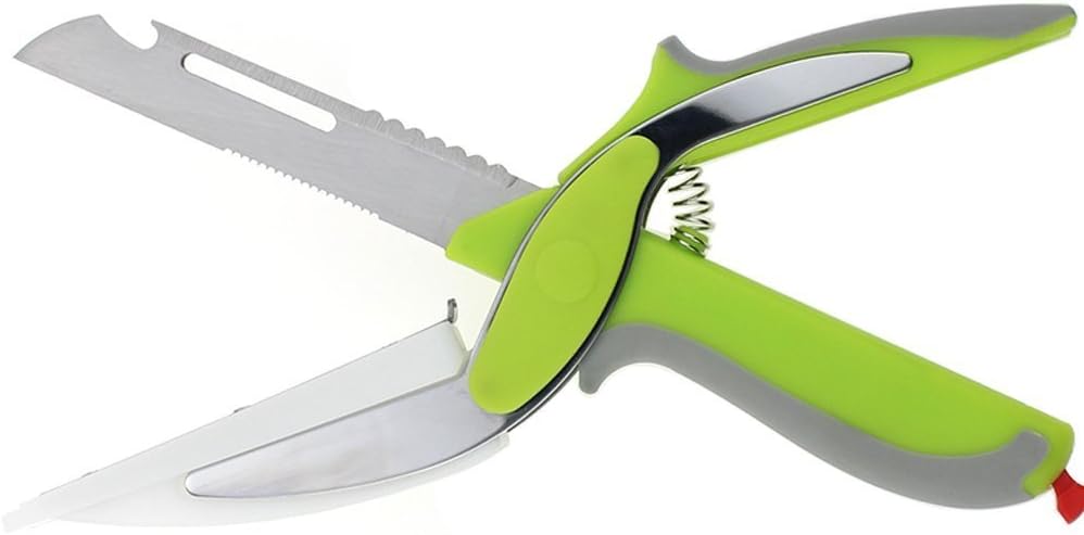 Amazing Cutter V2.0 - Clever 6 in 1 Universal Combination of Knife,Scissors and Cutting Board - Chopping, Slicing, Dicing Various Foods