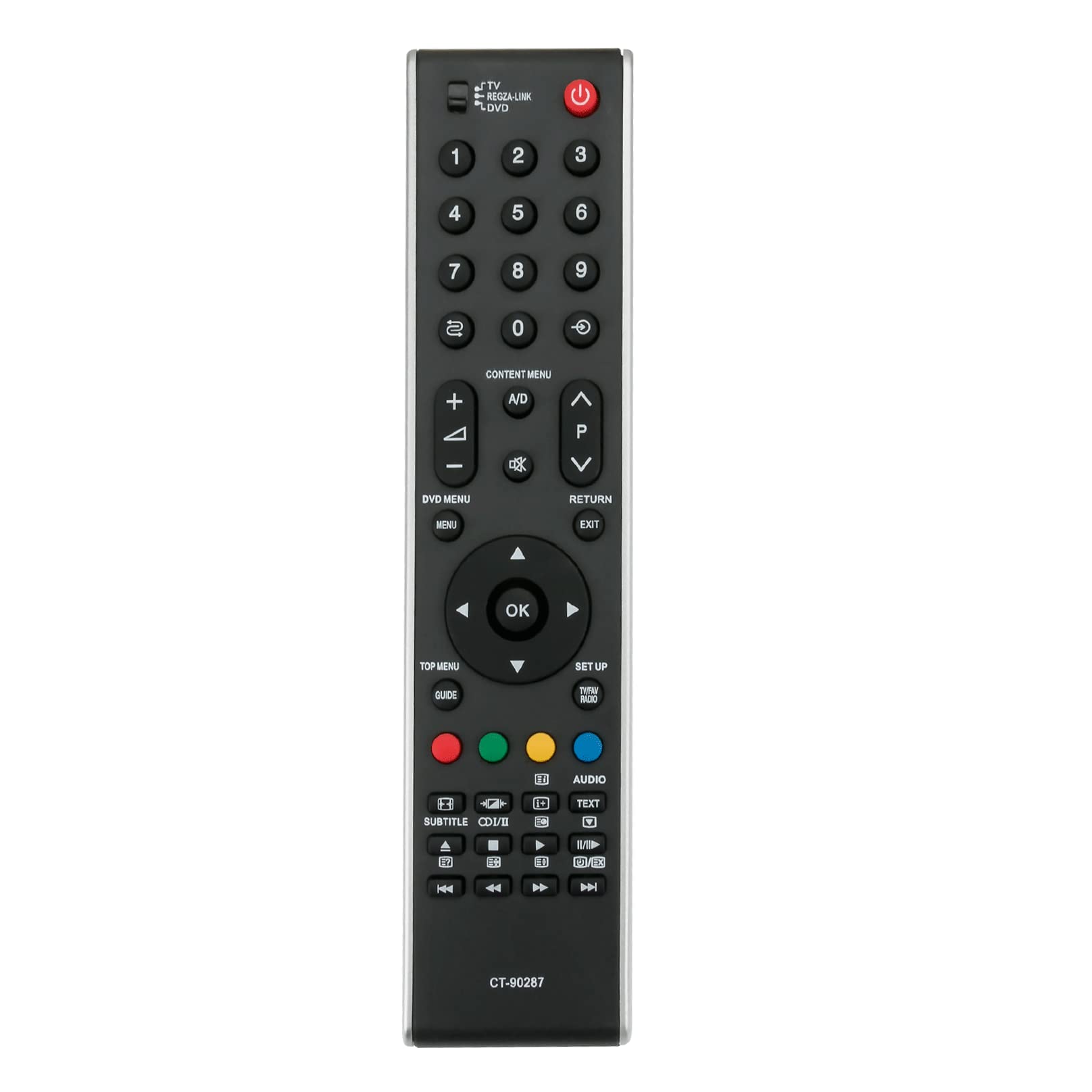 VINABTY CT-90287 sub CT-90288 Remote Control Replaces Toshiba 4K OLED Smart TV 32CV505DG CT-90327 40XF355DG CT90307 CT90273 CT90274