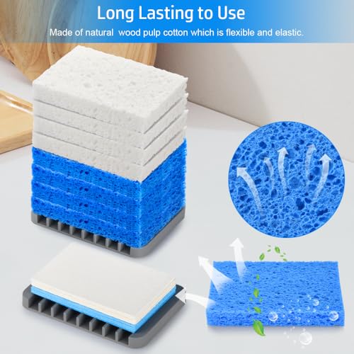 Save 45% on Mcyye 8PCS Compressed Kitchen Sponges Pack - Image 6
