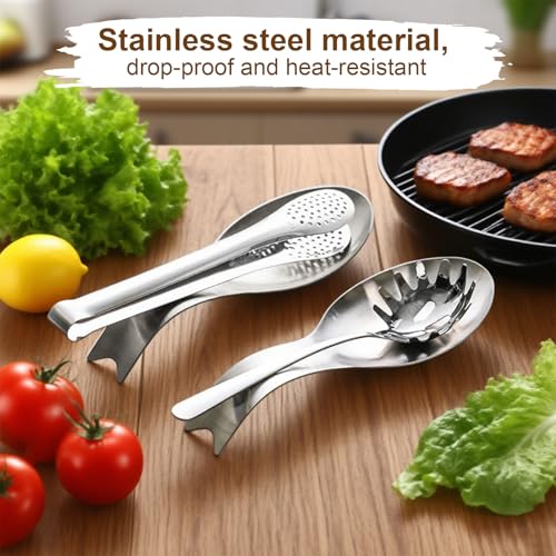 Stainless Steel Spoon Rest for Stove Top & Kitchen Counter – Large Utensil Holder for Cooking Spoons, Spatulas, Ladles – Rust-Resistant, Dishwasher Safe (Silver) - Image 6