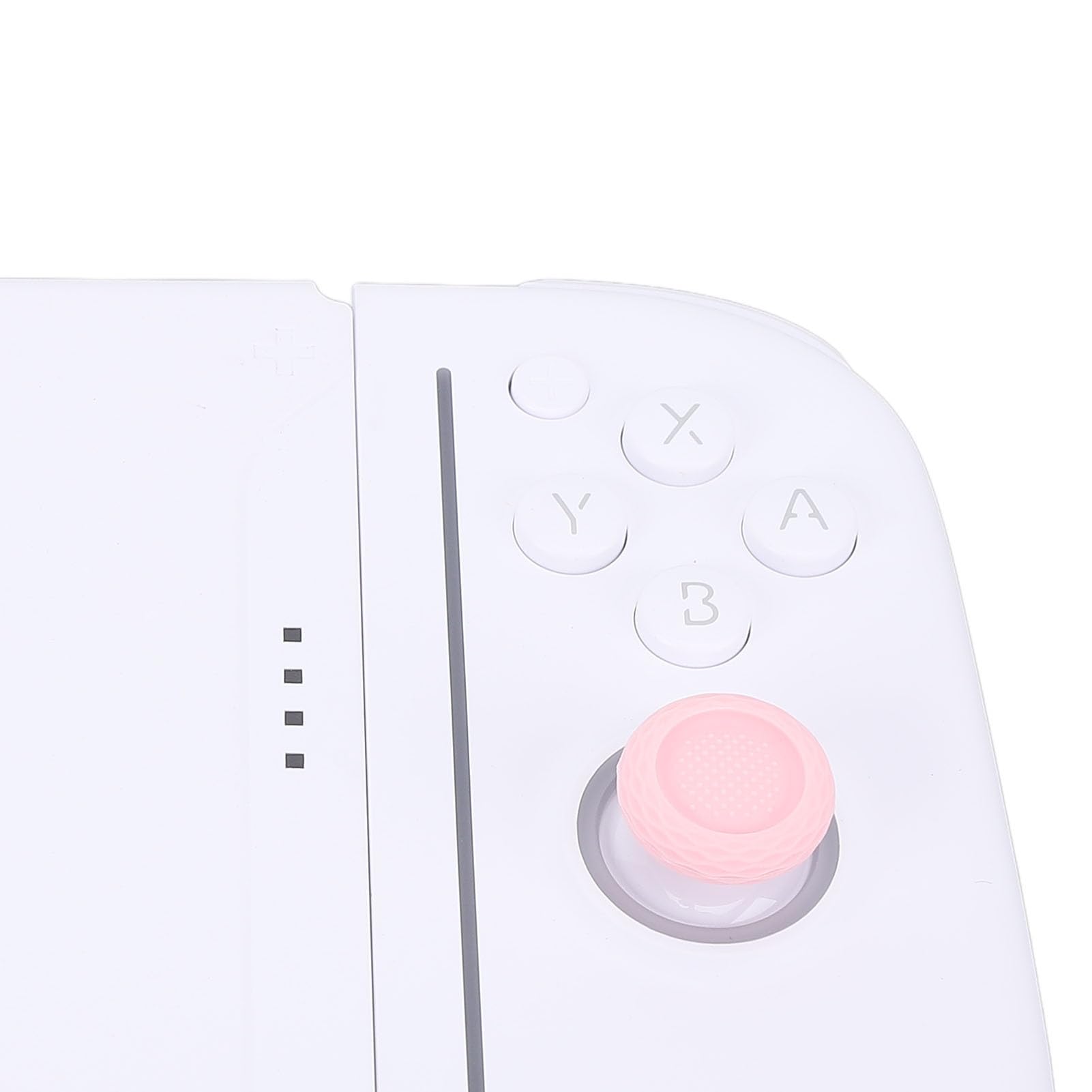 CFTGIW Controlador de Juegos Botones Mecánicos RGB 6 Ejes Sensor de Movimiento Consola de Juegos de Vibración Blanco Azul Características del Diseño del Controlador de Consola de Inalámbrico (#11)