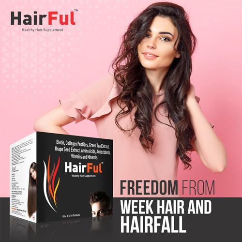 Image of HairFul Healthy Hair Supplement 30 Tablets (Pack of 2 X 15)